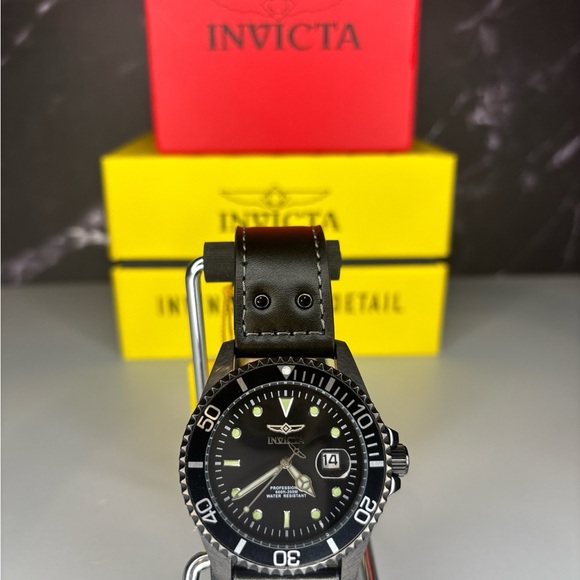 Invicta Black and Silver Dive Watch